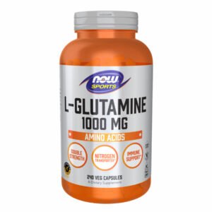 Now Foods L-глютамін 1000 мг - 240 рослинних капсул