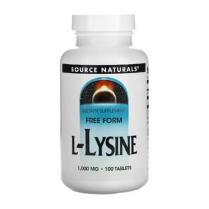 Source Naturals L-лізин 1000мг - 100 таблеток