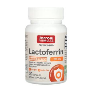 Jarrow Formulas Лактоферин 250мг - 30 рослинних капсул