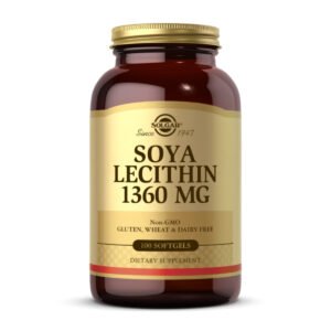 Solgar Лецитин 1360мг (Природний соєвий) - 180 капсул