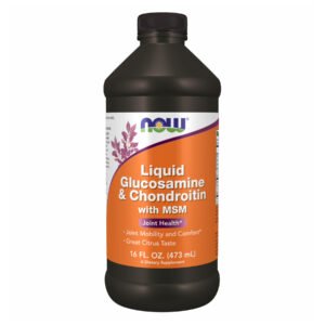 Now Foods Глюкозамін Хондроїтин з МСМ — 473 мл