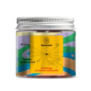 Humanist Lion’s Mane — 60 гумок апельсинових