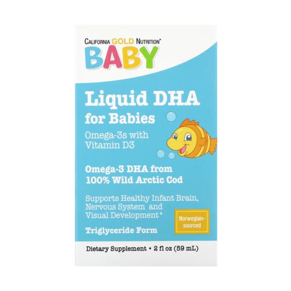 California Gold Nutrition Рідкий DHA для малюків - 59 мл