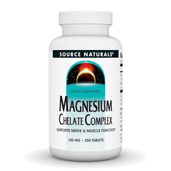 Source Naturals Комплекс магнію хелат 100 мг - 250 таблеток