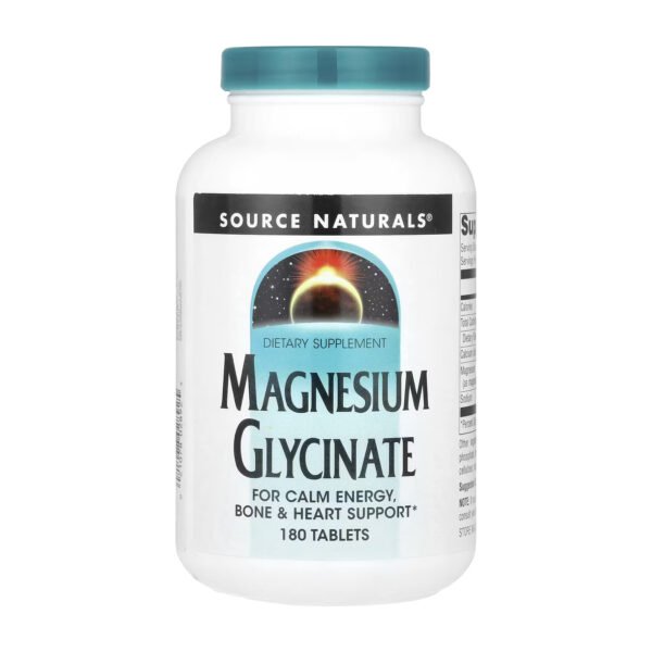 Source Naturals Магній Гліцинат — 180 таблеток