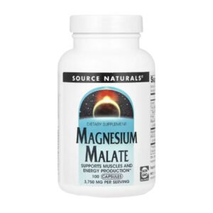 Source Naturals Магній Малат 625мг — 100 капсул