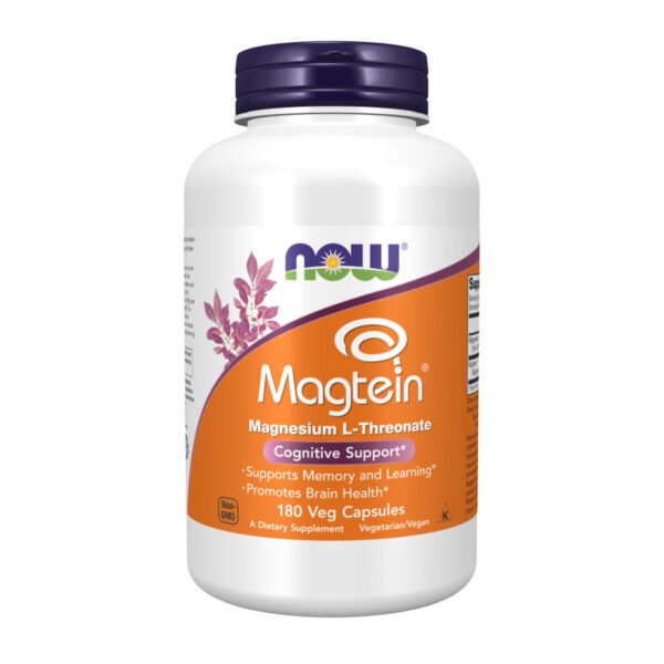 Now Foods Magtein — 180 рослинних капсул