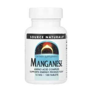 Source Naturals Марганець 10 мг — 100 таблеток