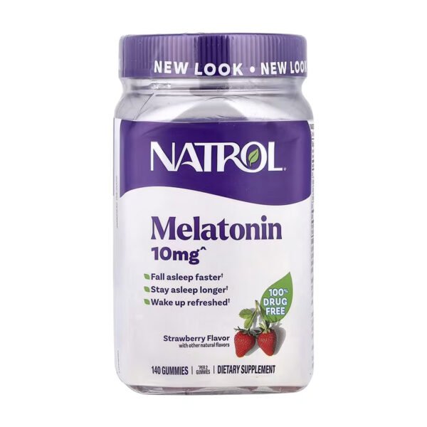 NATROL Мелатонін 10 мг — 140 гумок