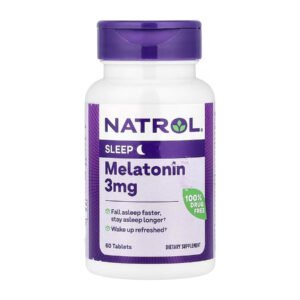 NATROL Мелатонін 3мг — 60 таблеток