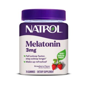Natrol Мелатонін 3 мг — 70 гумок