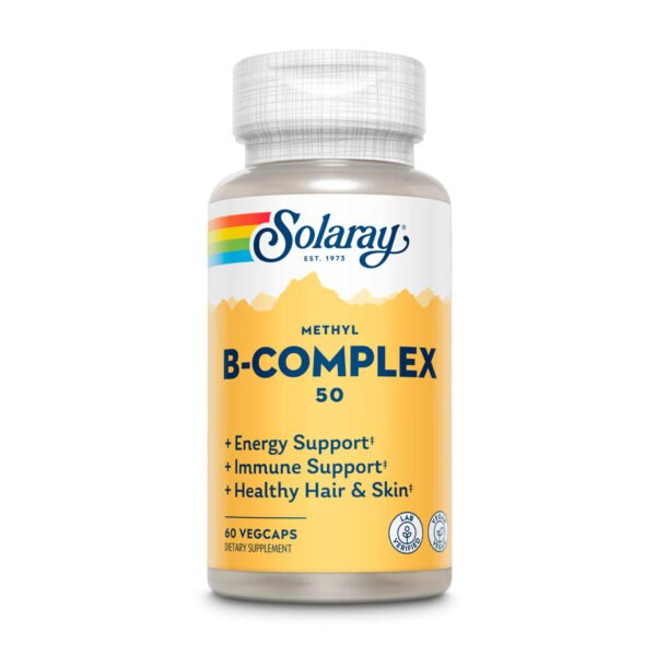 Solaray Мethyl B-Complex 50 мг - 60 рослинних капсул