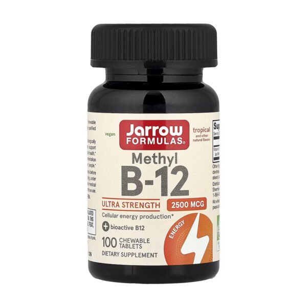 Jarrow Formulas Мethyl B1 Methylcobalamin 2500 мкг - 100 капсул