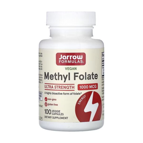 Jarrow Formulas Метилфолат 1000 мкг - 100 рослинних капсул