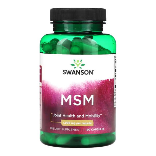 Swanson MSM 1000мг — 120 капсул
