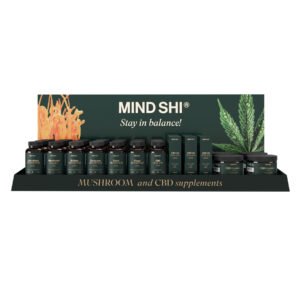 Mind Shi Стенд для виставки добавок з грибами та CBD