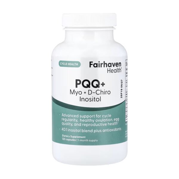 Fairhaven Health PQQ + Myo + D-Chiro Inositol Plus — 120 капсул