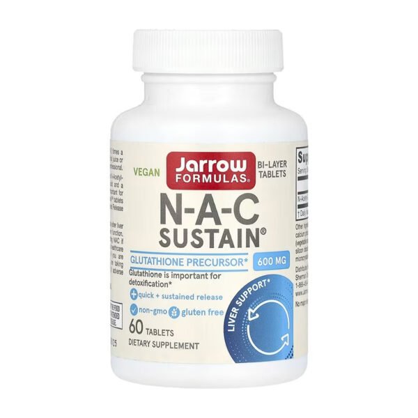 Jarrow Formulas N-A-C Sustain® — 60 капсул