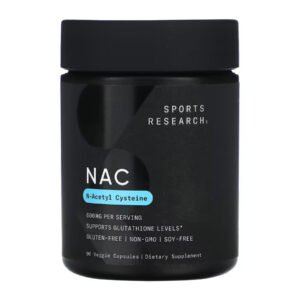 Sport Research NAC - N-Ацетил-L-Цистеїн 600 мг - 90 рослинних капсул