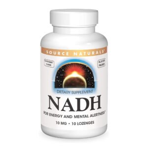 Source Naturals NADH 10 мг М'ята — 10 пастилок