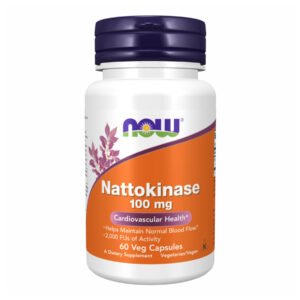 Now Foods Наттоциназа 100 мг — 60 рослинних капсул