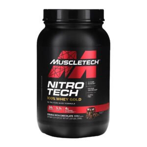 MuscleTech Nitro Tech 100% Whey Gold — 908 г шоколад подвійного багатства