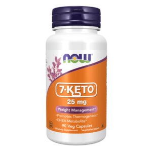 Now Foods 7-KETO 25мг — 90 рослинних капсул