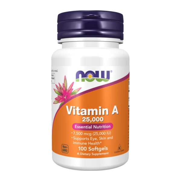 Now Foods Вітамін A 25,000 IU — 100 капсул
