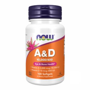 Now Foods Вітамін A & D 10000/400 — 100 капсул