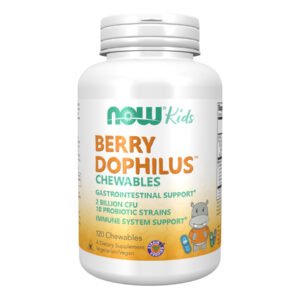 Now Foods BerryDophilus™ Kids — 120 жувальних таблеток
