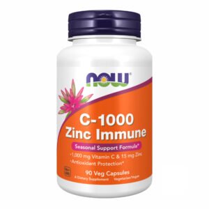 Now Foods C-1000 Zinc Immune — 90 рослинних капсул