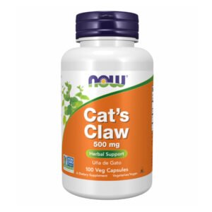 Now Foods Котячий кіготь 500 мг — 100 рослинних капсул