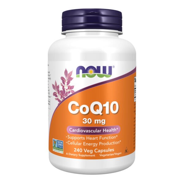 Now Foods CoQ10 30 мг — 240 рослинних капсул
