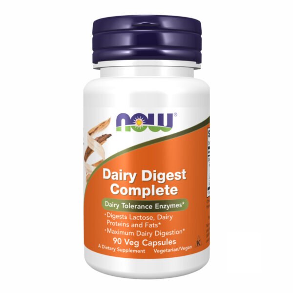 Now Foods Dairy Digest Complete — 90 рослинних капсул
