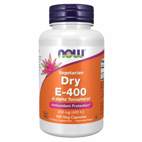 Now Foods DRY E-400 — 100 рослинних капсул