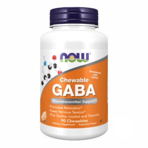 Now Foods GABA 250 мг — 90 жувальних таблеток