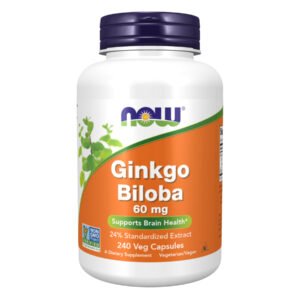 Now Foods Гінкго білоба 60 мг — 240 рослинних капсул