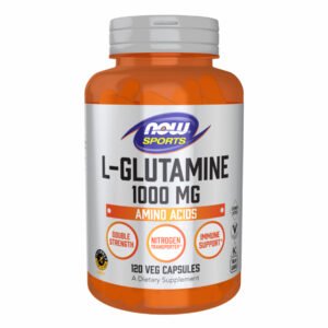 Now Foods L-глютамін 1000мг - 120 рослинних капсул