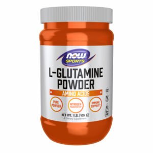 Now Foods L-глютамін порошок — 454 г