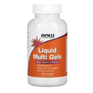 Now Foods Liquid Multi Gels — 180 капсул