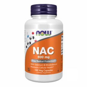 Now Foods NAC-Ацетил Цистеїн 600мг — 100 рослинних капсул