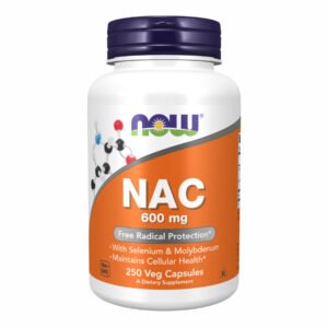 Now Foods Nac-Acetyl Cysteine 600 мг - 250 рослинних капсул