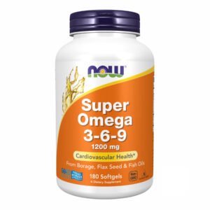 Now Foods Super Omega 3-6-9 1200 мг — 180 капсул