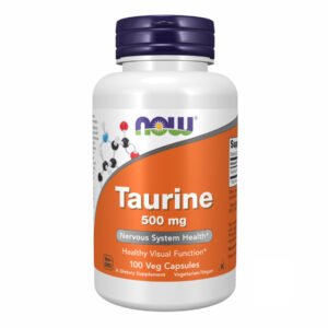 Now Foods Таурин L-500мг — 100 капсул