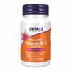 Now Foods Вітамін D-3 1000 IU Жувальні фруктові — 180 таблеток