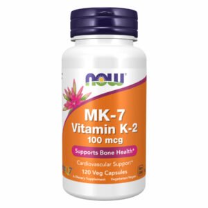 Now Foods Вітамін K-2 (MK7) — 120 рослинних капсул