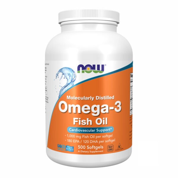 Now Foods Omega 3 1000 мг — 500 капсул