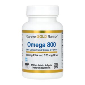 California Gold Nutrition Omega-3 800 — 30 капсул