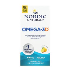 Nordic Naturals Omega-3D — 120 капсул