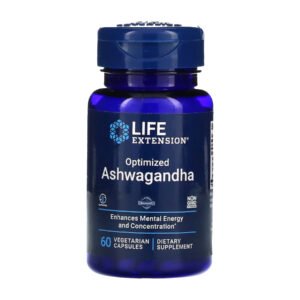 Life Extension Оптимізована Ашваганда — 60 рослинних капсул